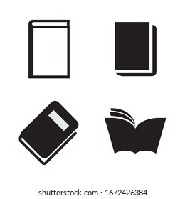 Book icon vector illustration on white background