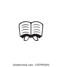 Book icon vector illustration on white background