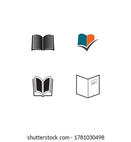 Book icon vector illustration on white background