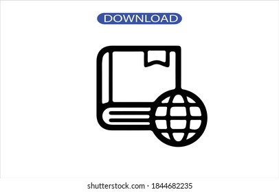 Book icon vector illustration on white background