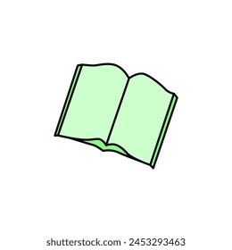 Book icon vector illustration on white background