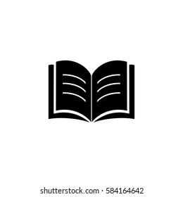 Book icon vector illustration on white background