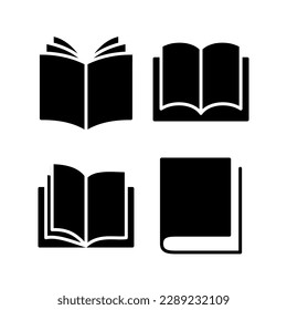 Book icon vector illustration. open book sign and symbol. ebook icon