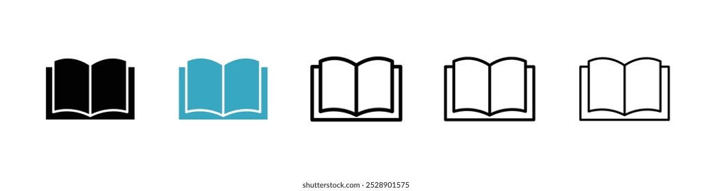 Buchsymbol, Vektorgrafik-Set