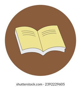 Book icon vector illustration simple design
