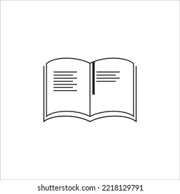  BOOK ICON VECTOR ILLUSTRATION SYMBOL DESIGN