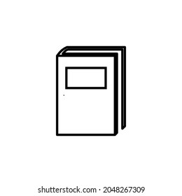 Book icon vector illustration,  book icon for web