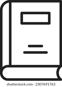 Book icon vector image. Suitable for mobile application web application and print media.