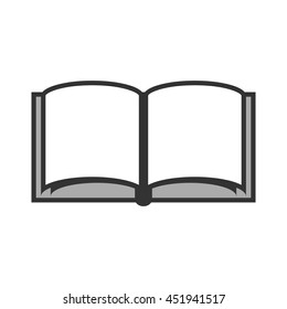 Book icon. Vector infographic illustration