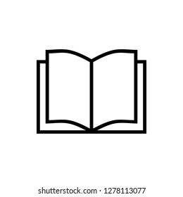 Book icon vector. Book icon isolated