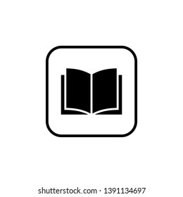 Book icon vector. Book icon isolated