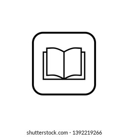 Book icon vector. Book icon isolated
