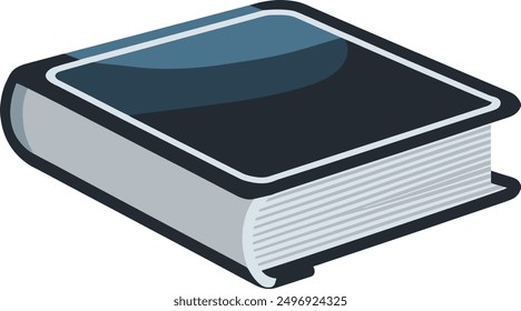 Book icon vector isolated illustration, notebook vector