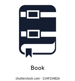 Book icon vector isolated on white background for your web and mobile app design, Book logo concept