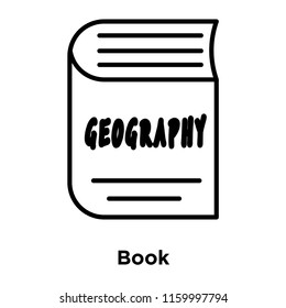 Book icon vector isolated on white background, Book transparent sign , line or linear sign, element design in outline style