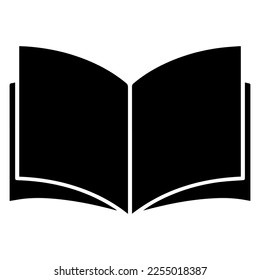 vector de icono de libro aislado en segundo plano