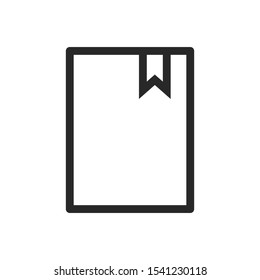 Book icon vector isolated symbol illustration EPS 10
