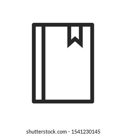 Book icon vector isolated symbol illustration EPS 10
