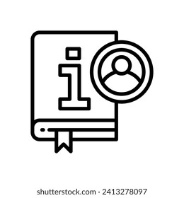 Buchsymbol. Vektorsymbol für Ihre Website, Ihr Handy, Ihre Präsentation und Ihr Logo-Design.
