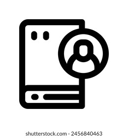 book icon. vector line icon for your website, mobile, presentation, and logo design.
