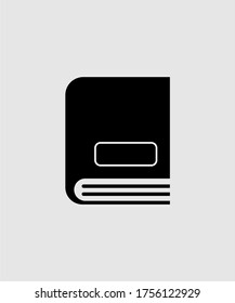 DISEÑO DE LOGOTIPO DEL VECTOR DEL ICONO DE LIBRO
