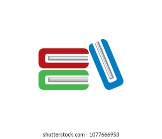 Book Icon Vector Logo Template Illustration Design