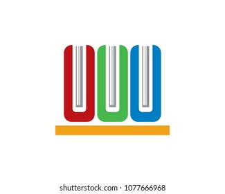 Book Icon Vector Logo Template Illustration Design