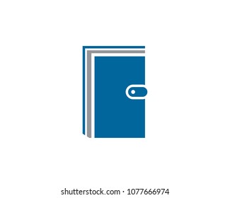 Book Icon Vector Logo Template Illustration Design