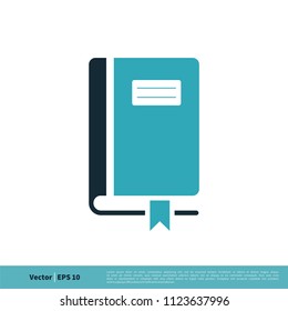 Book Icon Vector Logo Template Illustration Design. Vector EPS 10.