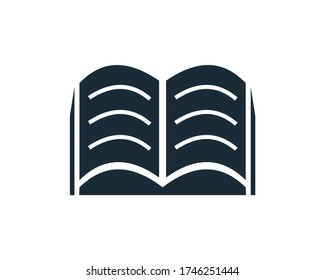 Book Icon Vector Logo Template Illustration Design
