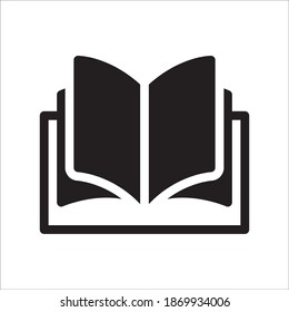 Book Icon Vector Logo Template Illustration