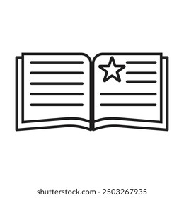 book icon vector on white background