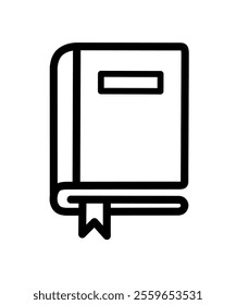 book icon vector on white background