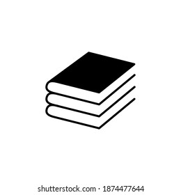 Book icon vector. open book icon vector. ebook icon