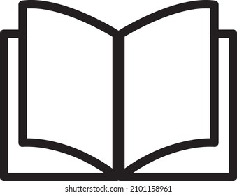 Book icon vector. open book icon vector. ebook icon.eps