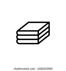Vector de icono del libro. vector de icono de libro abierto. icono de ebook