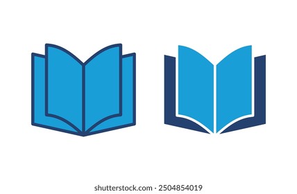 Icono de libro Vector. abrir el icono de libro Vector. icono de libro electrónico