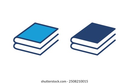 Buchsymbol, Vektor. Symbolvektor des geöffneten Buches. eBook-Symbol