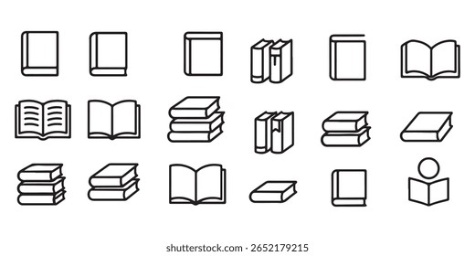 Book icon vector. open book sign and symbol. ebook icon