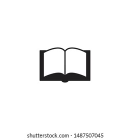 Book icon vector. Reading icon vector illustration on white background. Trendy Flat style for graphic design, Web site, UI. EPS10. - Vector illustration