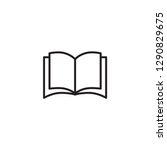 Book icon vector. Reading book vector icon on white background. Trendy Flat style for graphic design, Web site, UI. EPS10. - Vector illustration