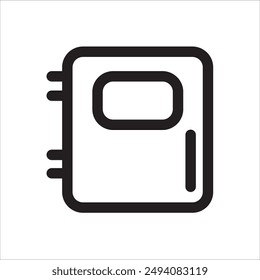 book icon in vector shape