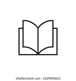 book icon. vector book sign design