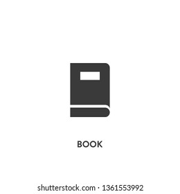 book icon vector. book sign on white background. book icon for web and app