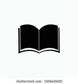book icon vector sign symbol isolated