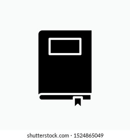 Book Icon - Vector, Sign and Symbol or Banner for Design, Presentation, Website or Apps Elements. 