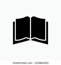 Book Icon - Vector, Sign and Symbol or Banner for Design, Presentation, Website or Apps Elements. 