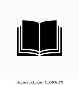 Book Icon - Vector, Sign and Symbol Design, Presentation, Website or Apps Elements. 