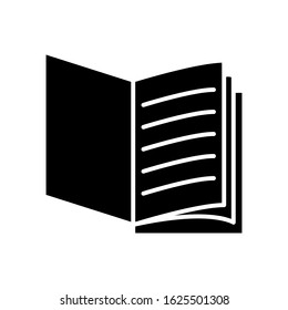 Book icon vector sign and symbol on simple design