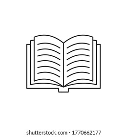 Book Icon Vector Solid Illustration Pictogram Stock Vector (Royalty ...